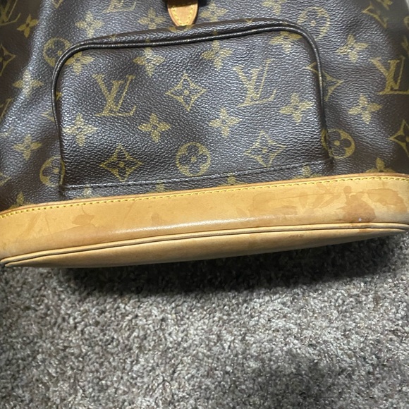 Louis Vuitton Montsouris Monogram Canvas Backpack Brown - Picture 5 of 5
